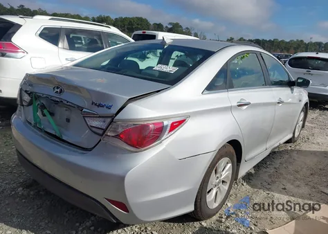 2014 Hyundai Sonata Hybrid from USA, damaged, VIN KMHEC4A45EA116748